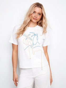 Charlie B Crew Neck T-Shirt W/ Print & Soutac SS26 C1387