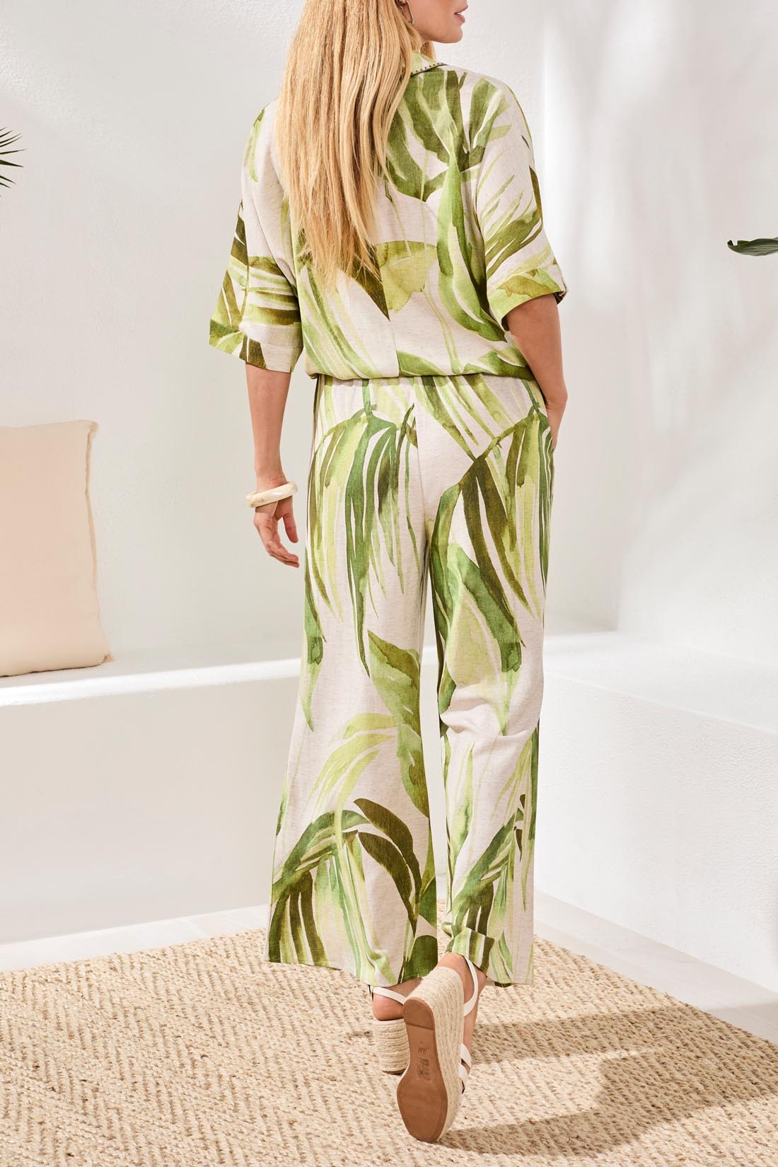 Tribal PULL ON ANKLE PANT W/ PIN TUCKS 3070O-SS26