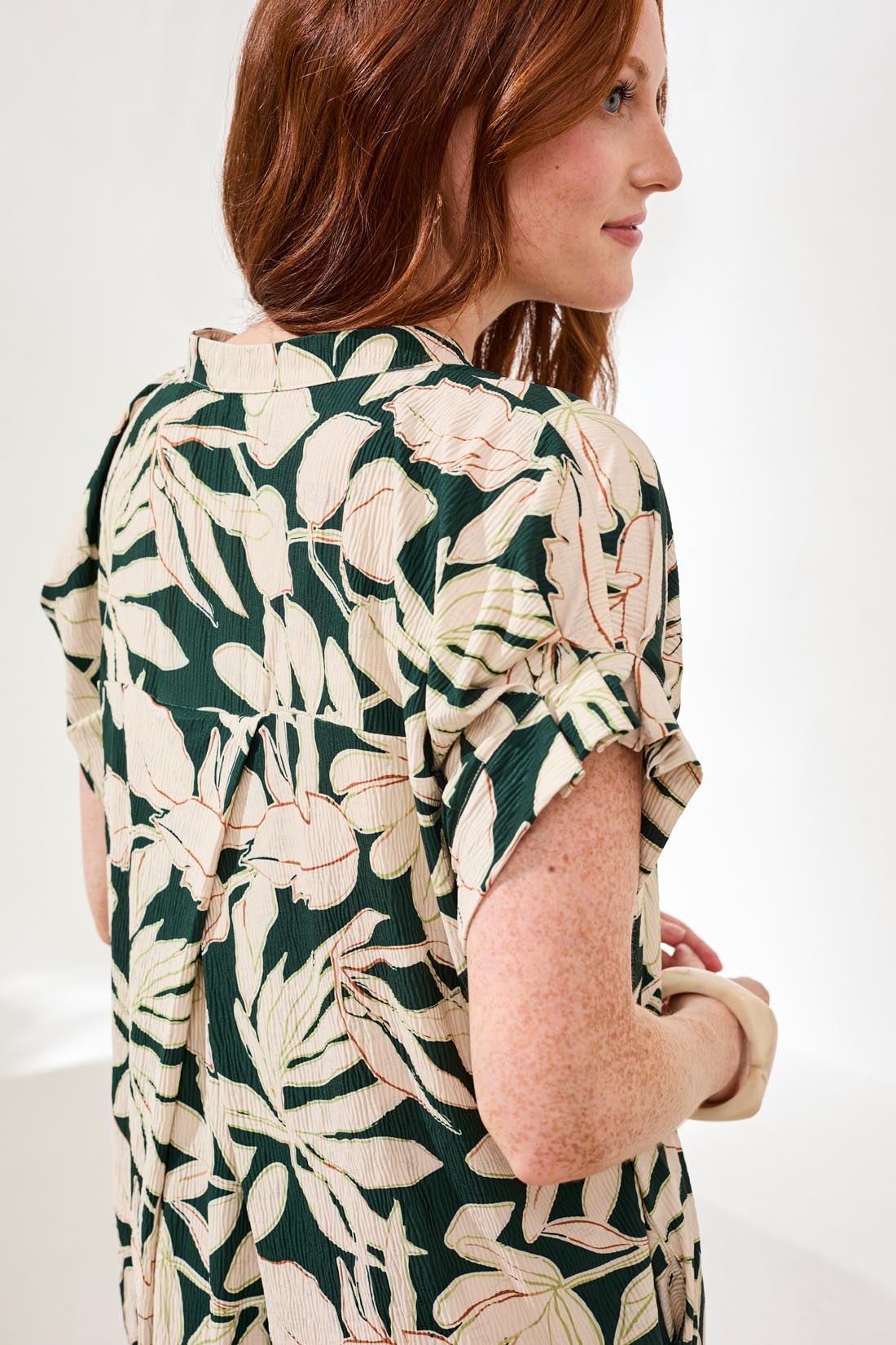 Tribal KNIT DRESS W/ SLV DTL & PKTS 5781O-SS26