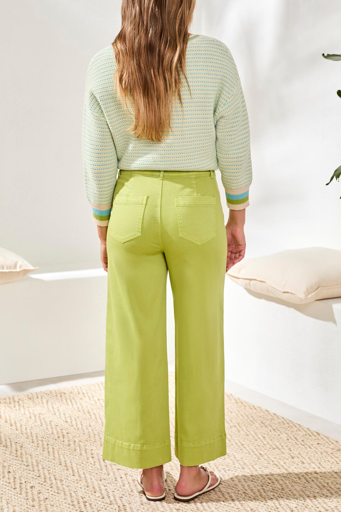 Tribal HIGH RISE FLY FRT PALAZZO W/ WB DTL 2304O-SS26