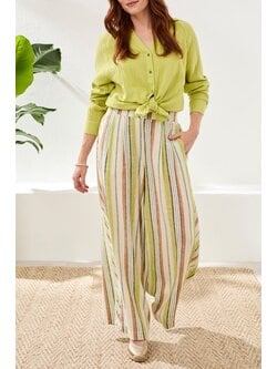 Tribal PULL ON FLOWY WIDE PANT W/PKTS 5753O-SS26