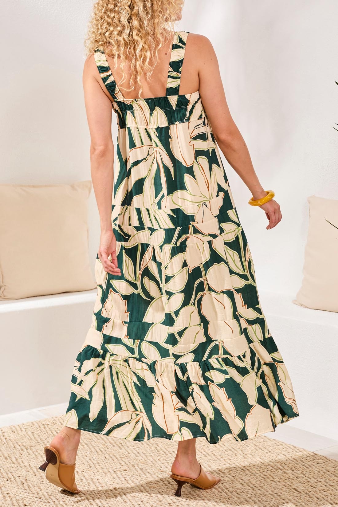 Tribal BRA FRIENDLY MAXI DRESS W/ CUT DTL 6227O-SS26