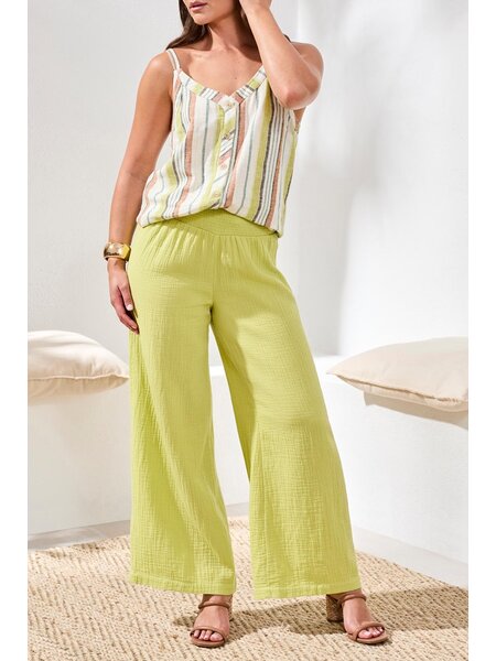 Tribal FLARE PANT W/ SMOCKING WB 6057O-SS26