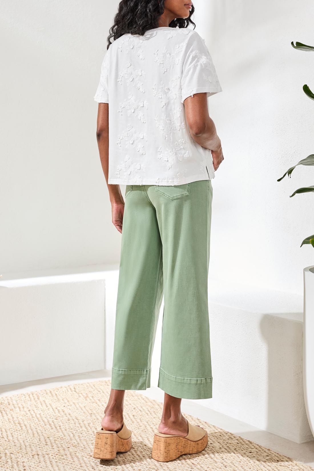 Tribal S/S CREW NECK TOP 3085O-SS26