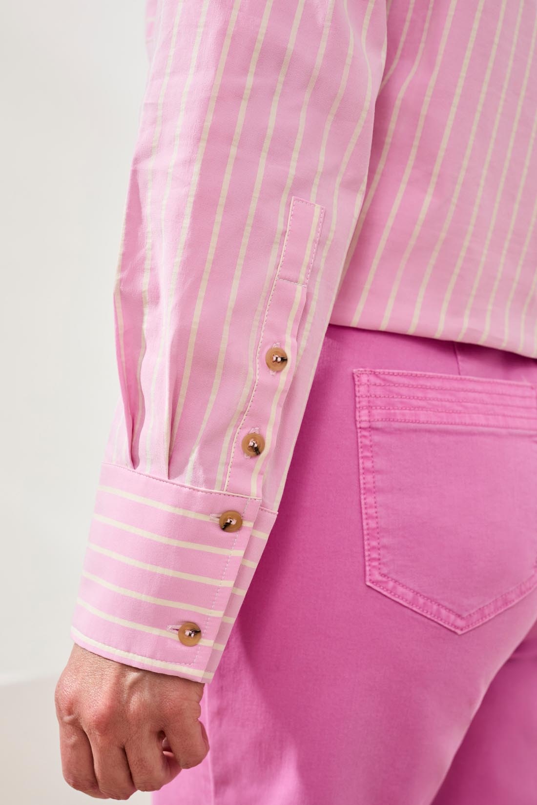 Tribal L/S BTN FRT SHIRT 3086O-SS26