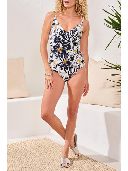 Tribal FLATTEN IT WRAP FRONT SWIMSUIT 2414O-SS26