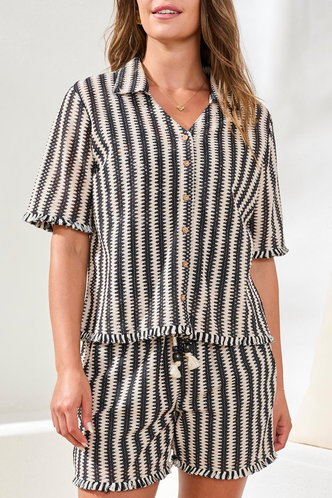 Tribal LINED PULL ON SHORT WITH DRAWCORD 3006O-SS26