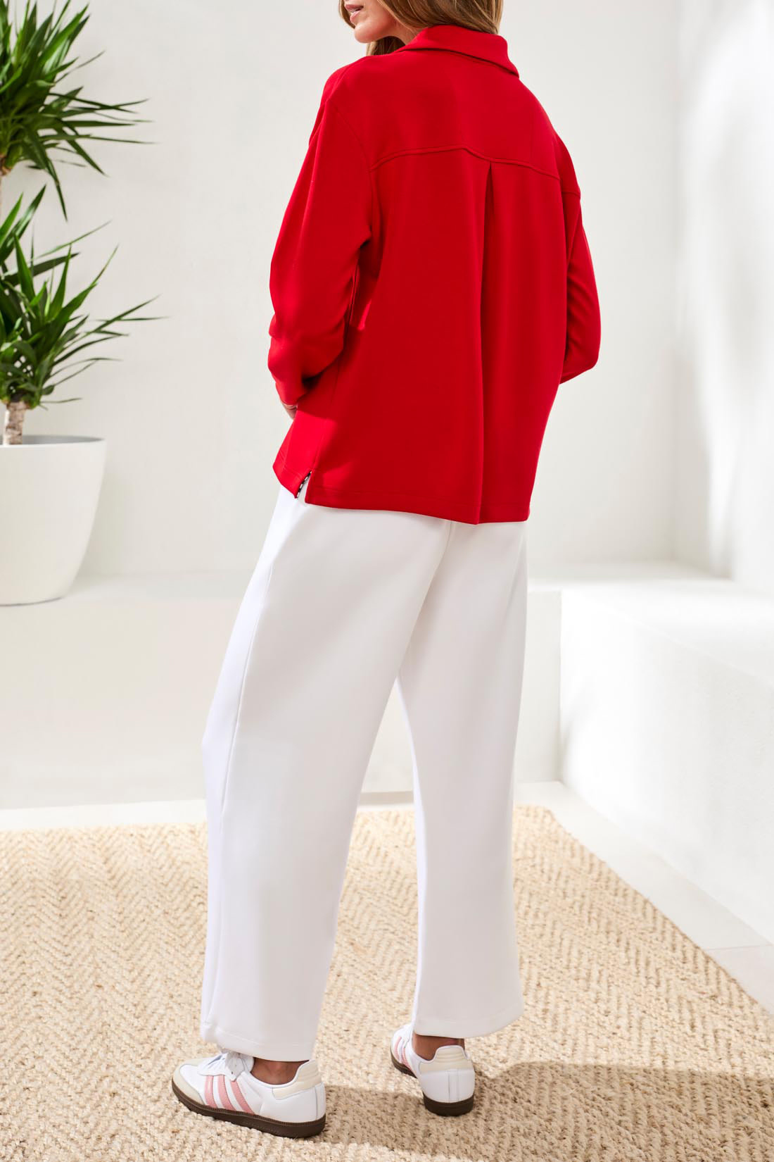 Tribal L/S JOHNNY COLLAR TOP 2488O-SS26