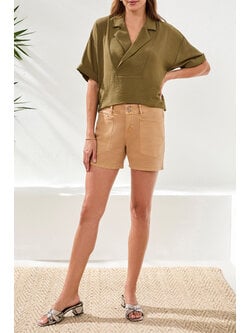 Tribal FLY FRT SHORT W/ POCKETS 2444O-SS26