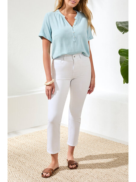 Tribal SOPHIA CURVY HUGGING STRAIGHT ANKLE JEANS 6184O-SS26