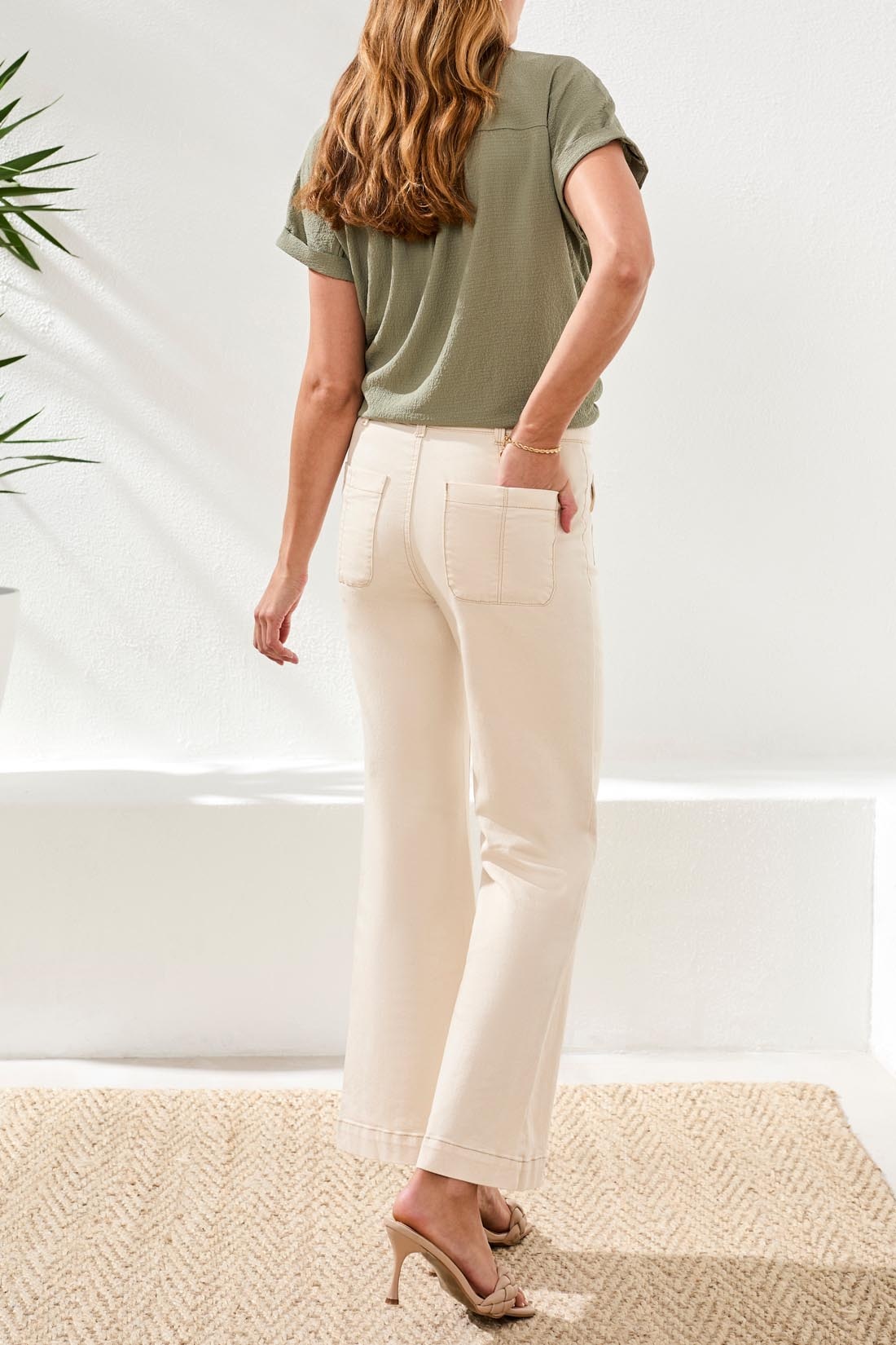 Tribal BROOKE HUGGING PALAZZO W/ CREASE 5903O-SS26