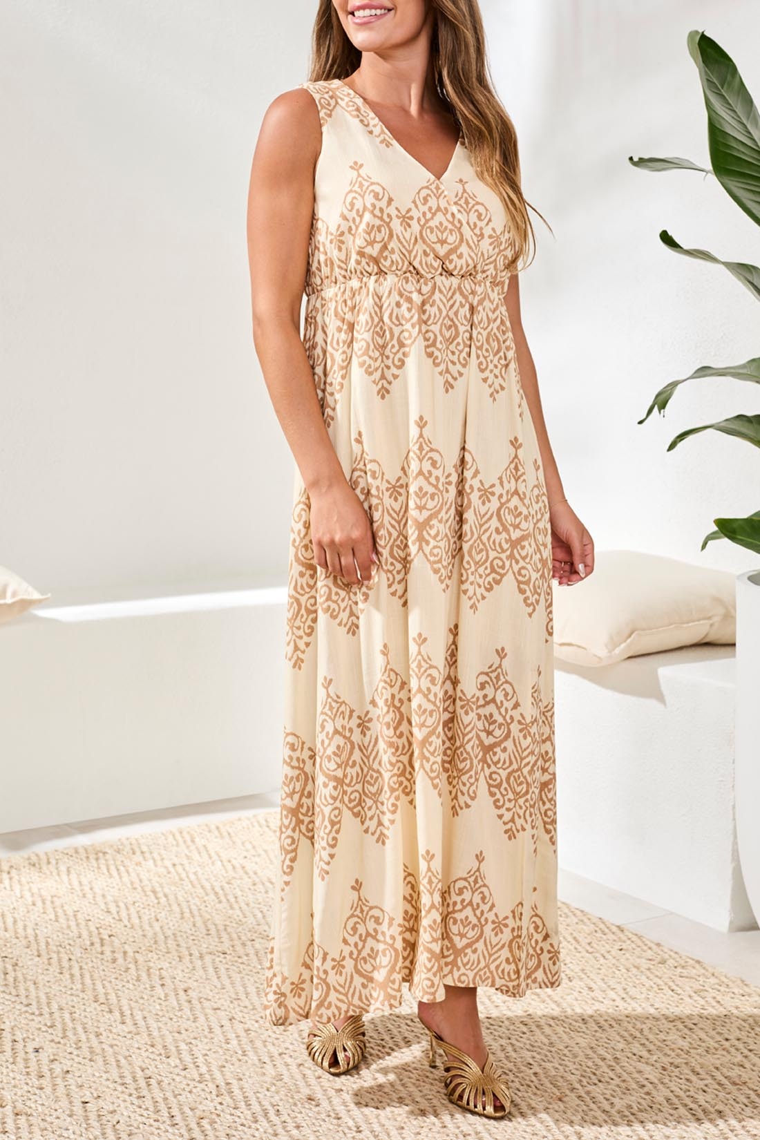 Tribal SLVLESS DRESS W/LINING 3115O-SS26