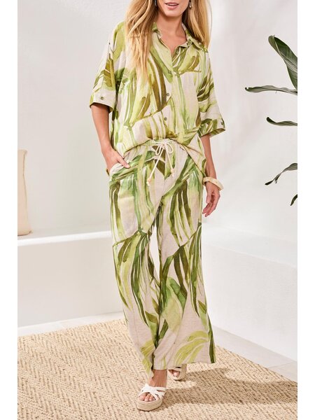 Tribal DOLMAN ELBOW SLV BLOUSE 3069O-SS26