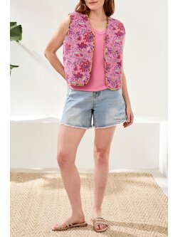 Tribal REVERSIBLE COMBO PRINT VEST 6228O-SS26