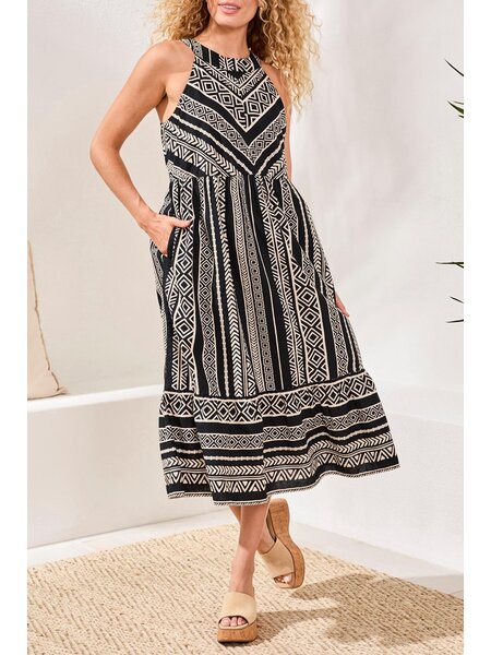 Tribal HALTER DRESS 2458O-SS26