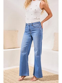 Tribal BROOKE HUGGING PALAZZO DENIM 5604O-SS26