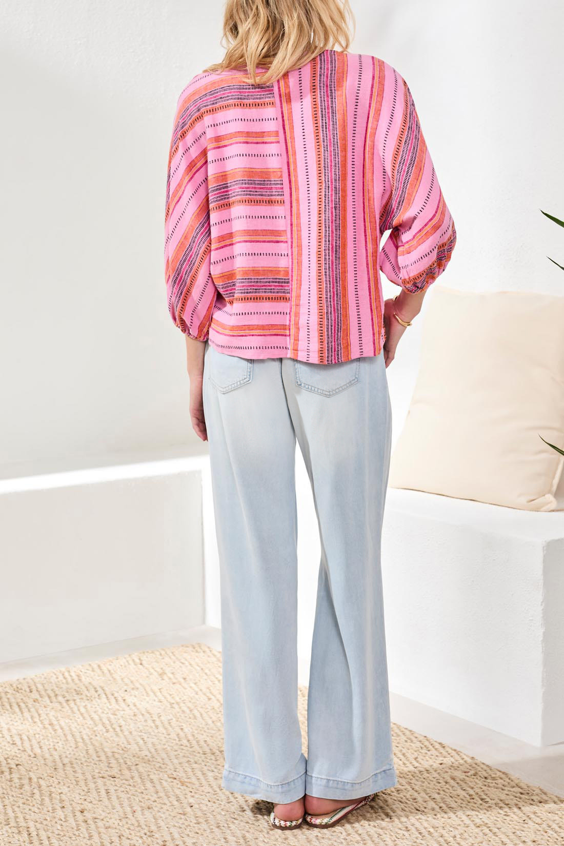 Tribal BOAT NECK DOLMAN SLV BLOUSE 5752O-SS26