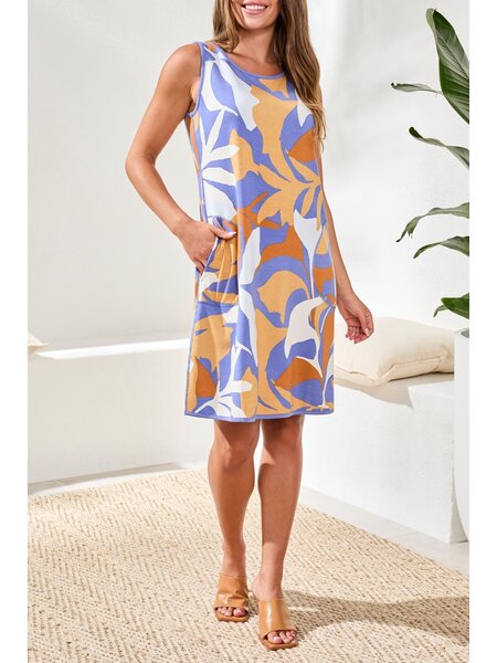 Tribal REVERSIBLE A-LINE DRESS W/ PKTS 6895O-SS26