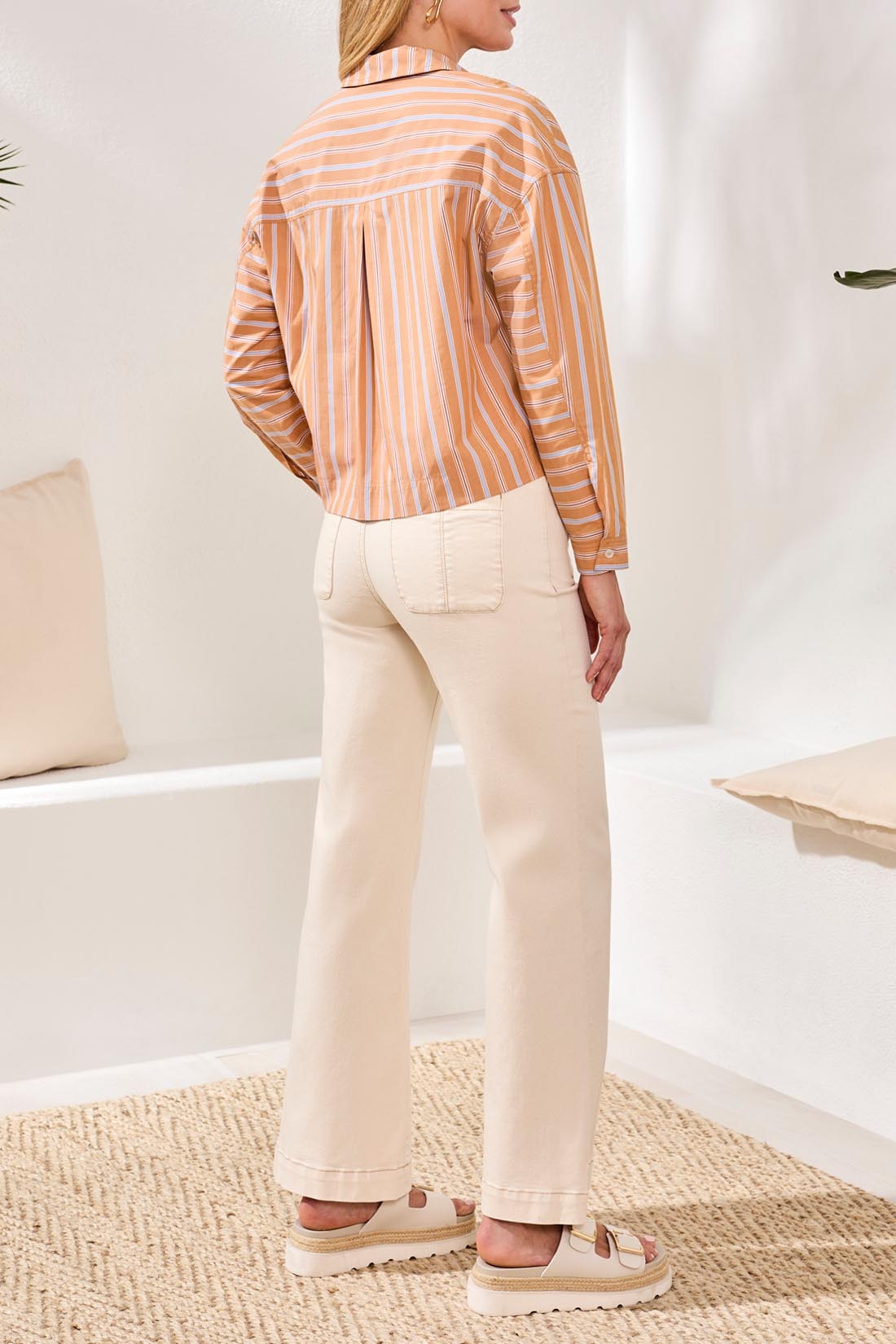 Tribal POPOVER DROP SHOULDER BLOUSE 6211O-SS26