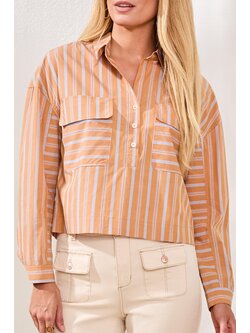 Tribal POPOVER DROP SHOULDER BLOUSE 6211O-SS26