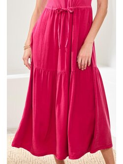 Tribal MIXED MEDIA DRESS 5776O-SS26