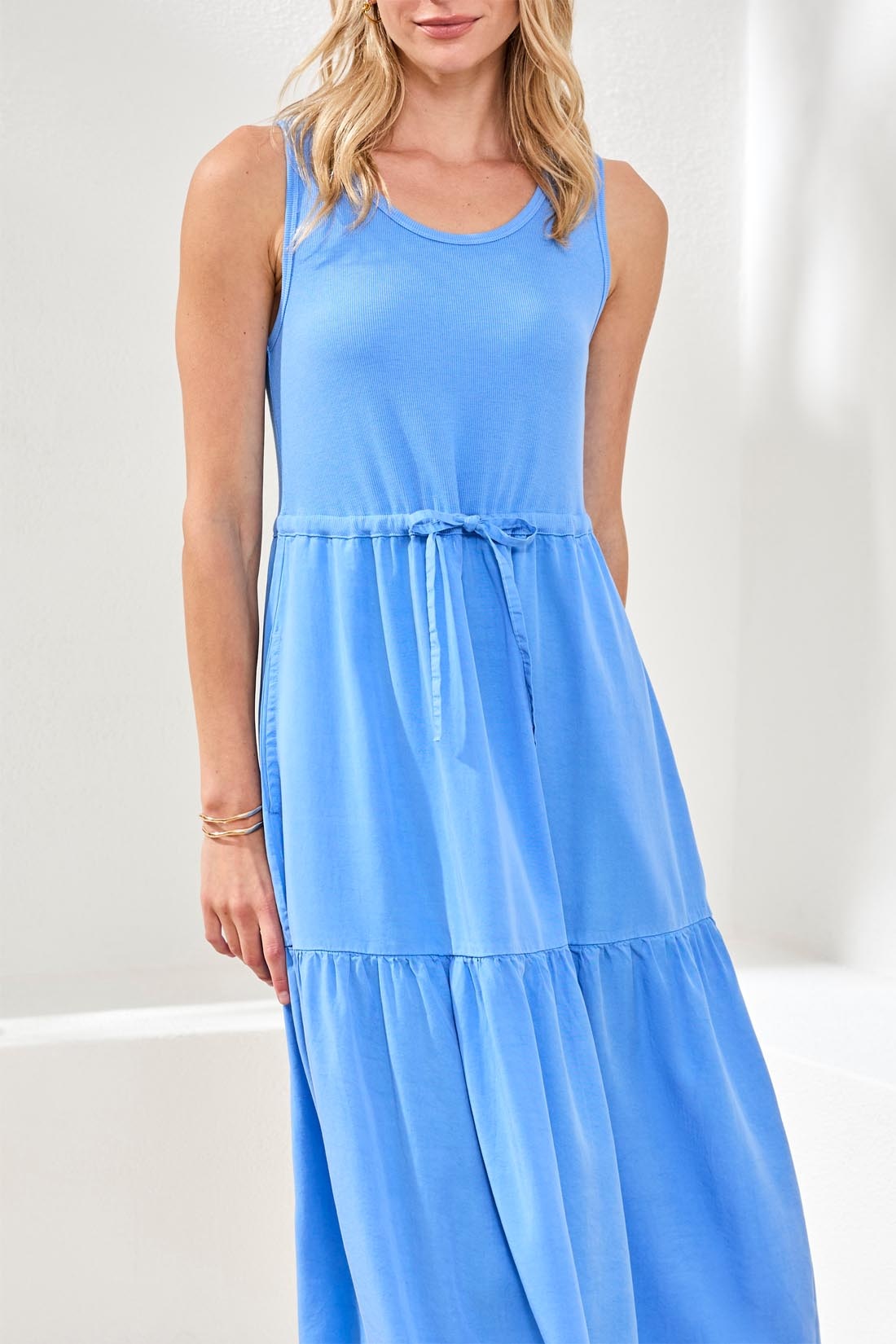 Tribal MIXED MEDIA DRESS 5776O-SS26