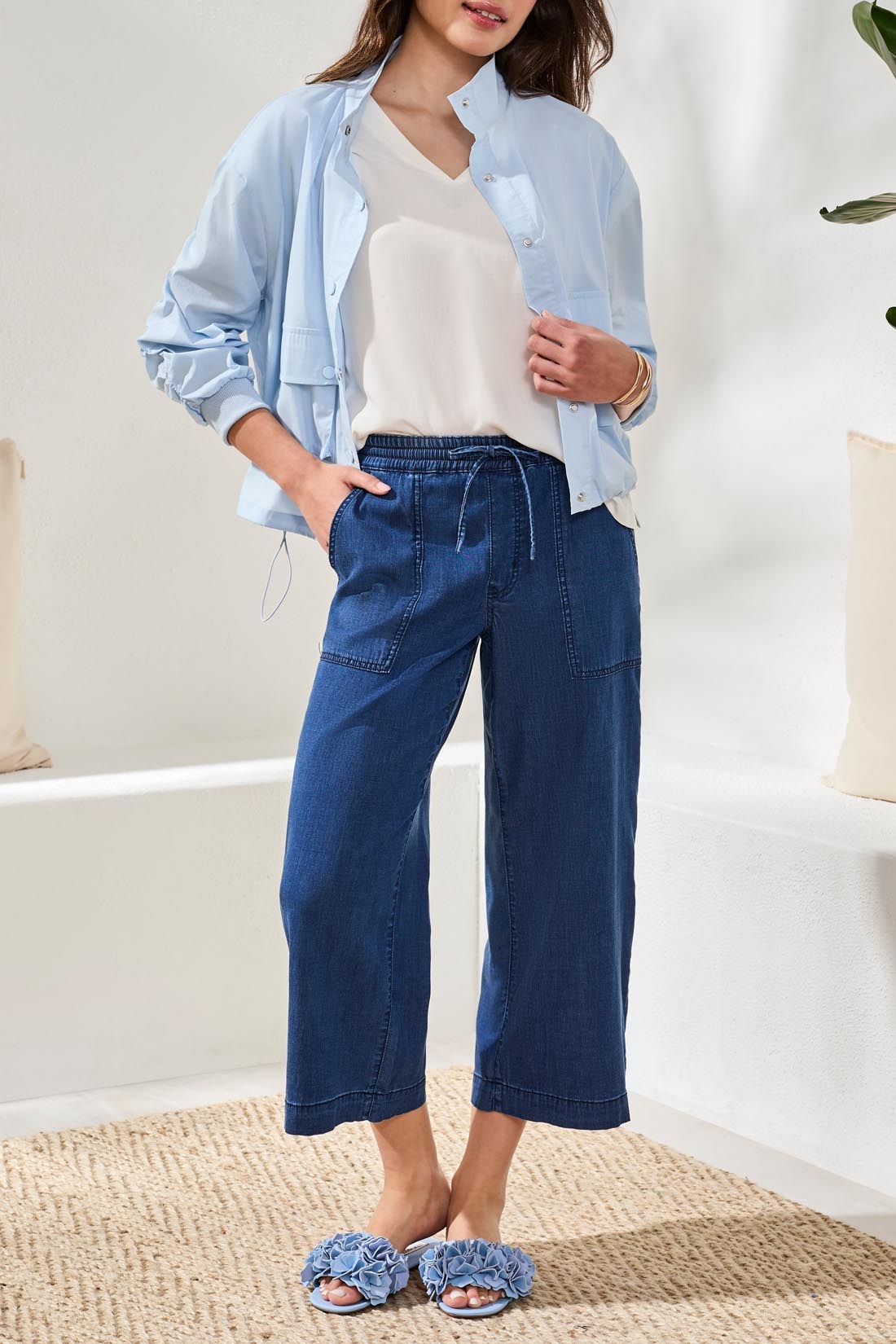 Tribal AUDREY WIDE CROP JOGGER 6127O-SS26