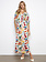 Charlie B Printed Dolman Short Sleeve Maxi Fake Wrap Dress C3201RP/496B SS26