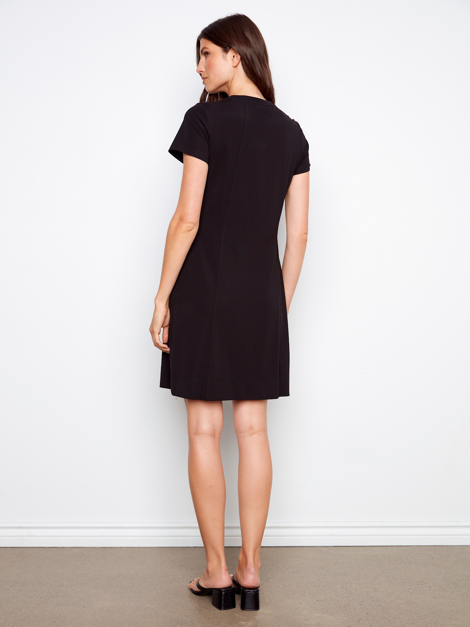 Charlie B Knit Knee Length Dress SS26 C3228