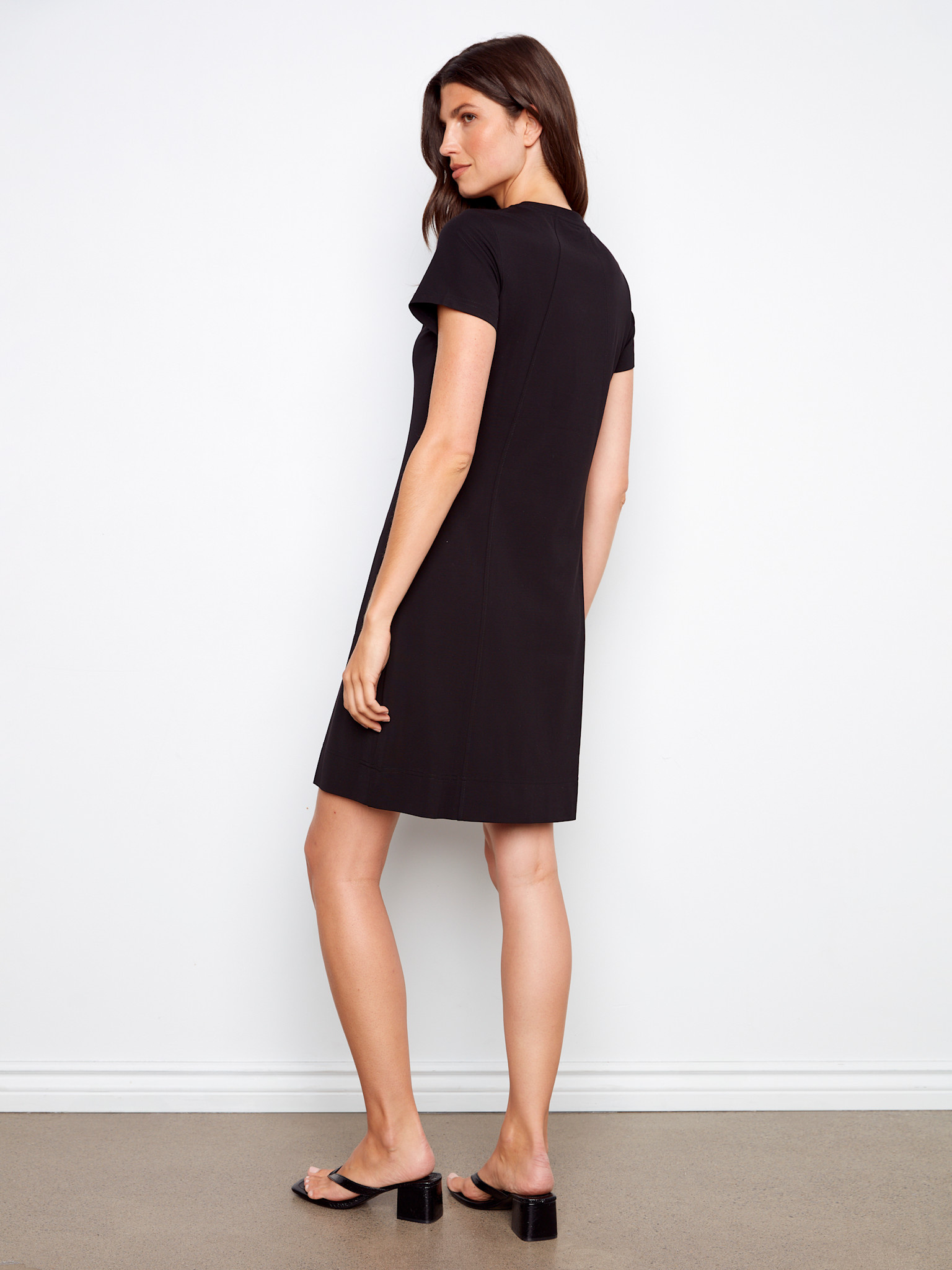 Charlie B Knit Knee Length Dress SS26 C3228