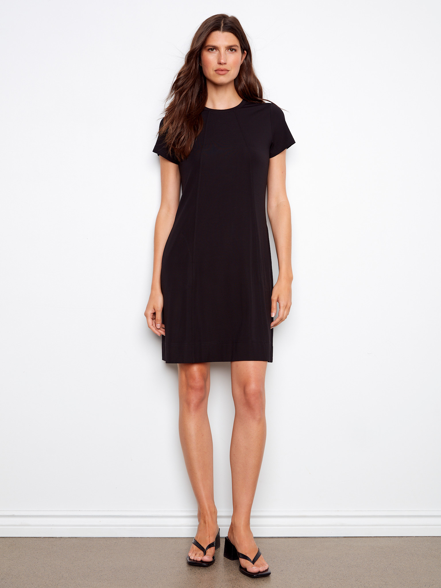 Charlie B Knit Knee Length Dress SS26 C3228