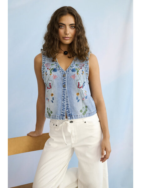 Culture CUtiala Aniceta Embroidery Waistcoat 50112923-SS26