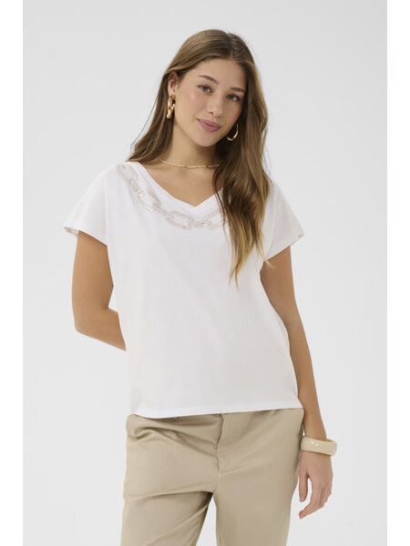 Cream CRNibia Tshirt 10615016-SS26
