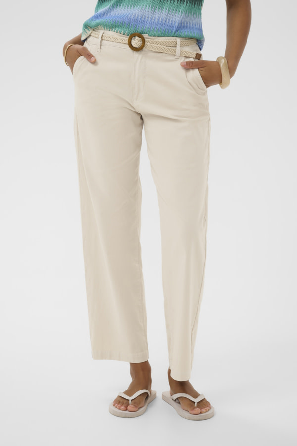 Cream CRLorraine Belt Pant 10613668-SS26