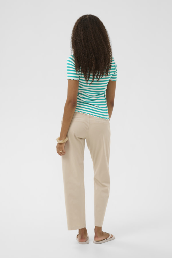 Cream CRRibba stripe Tshirt 10613876-SS26