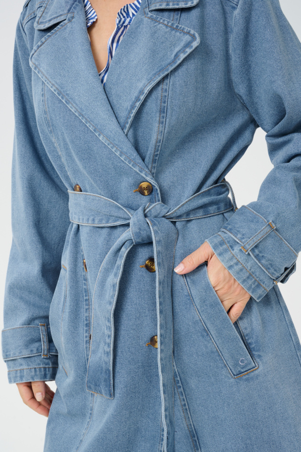 Cream CRMika Denim Trenchcoat 10612369-SS26