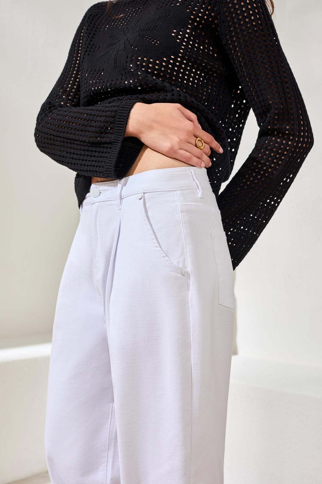 Tribal AUDREY GIRLFRIEND BARREL JEANS 5720O-SS26