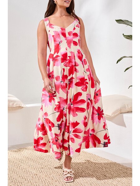 Tribal SLVLESS DRESS W/LINING 3106O-SS26