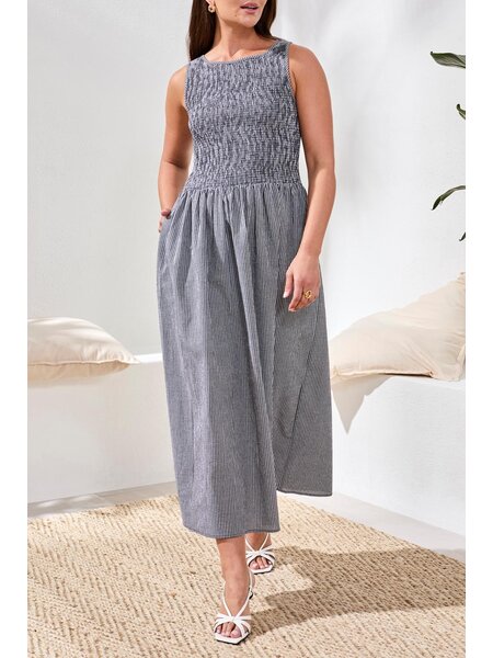 Tribal SLVLESS DRESS W/TOP RUCHING DTL 3042O-SS26