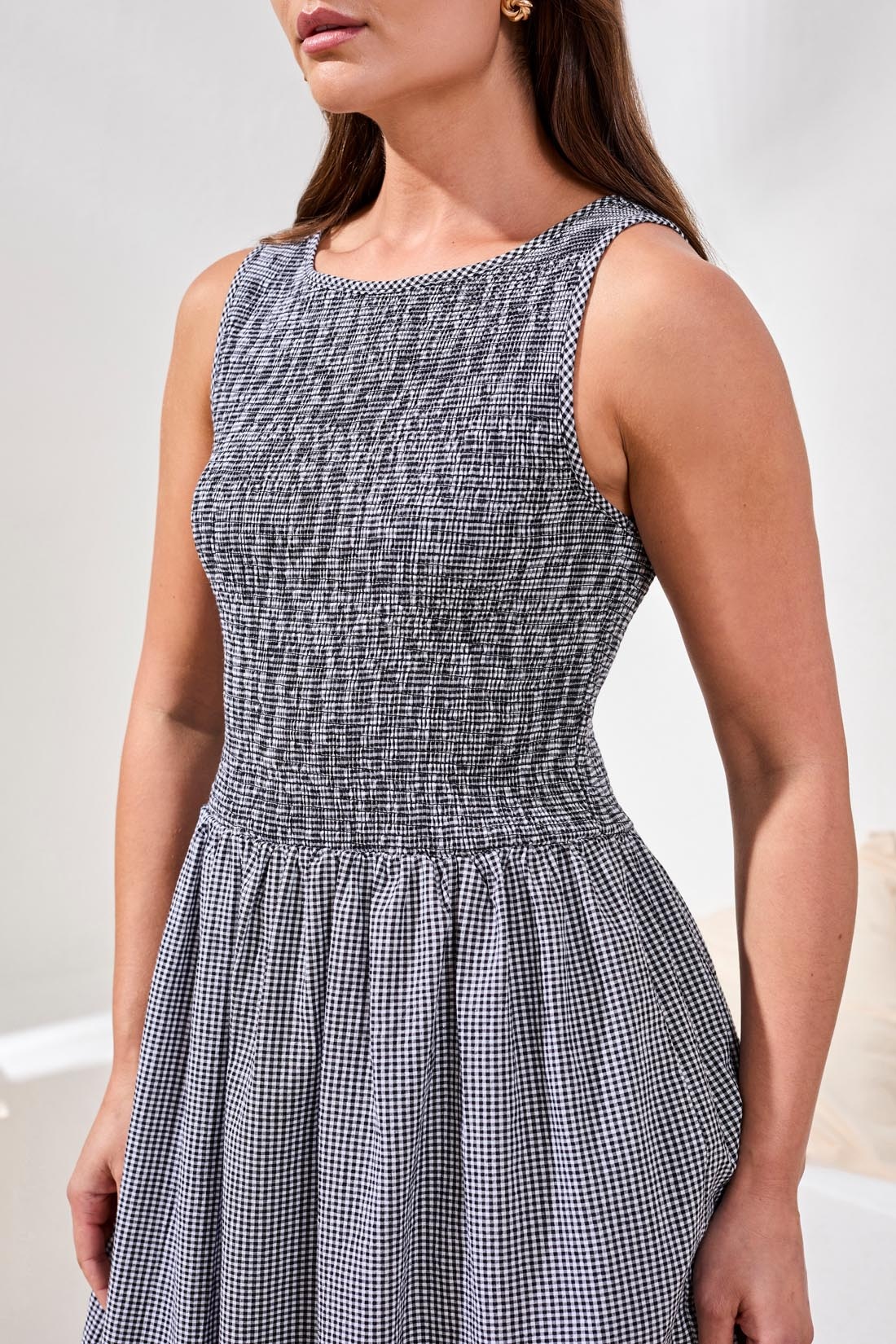 Tribal SLVLESS DRESS W/TOP RUCHING DTL 3042O-SS26