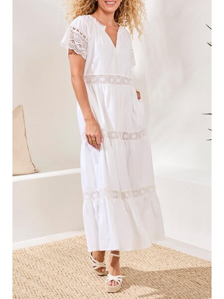 Tribal S/S PEASANT DRESS W/LINING 964O-SS26