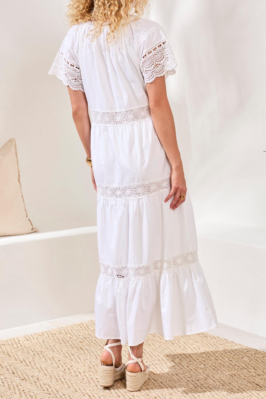 Tribal S/S PEASANT DRESS W/LINING 964O-SS26