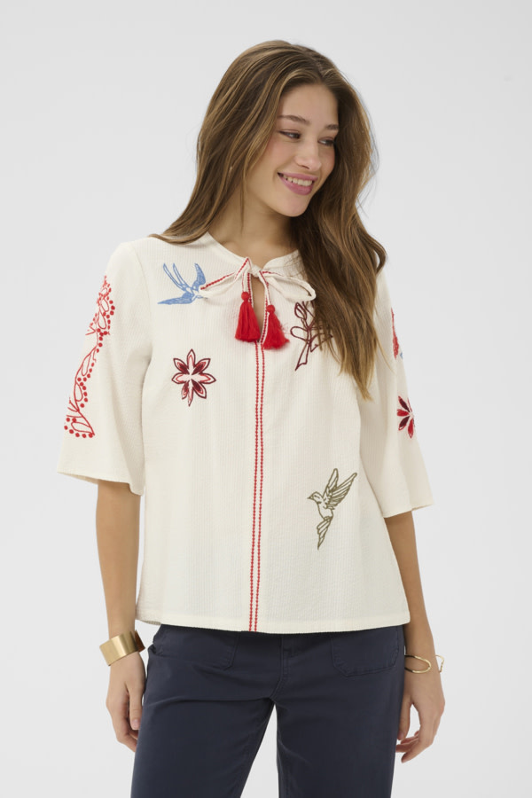 Cream CRRosetta  Blouse 10614840-SS26