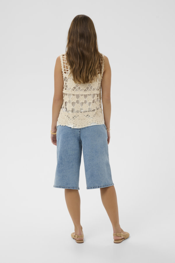 Cream CRLotu Vest 10614909-SS26