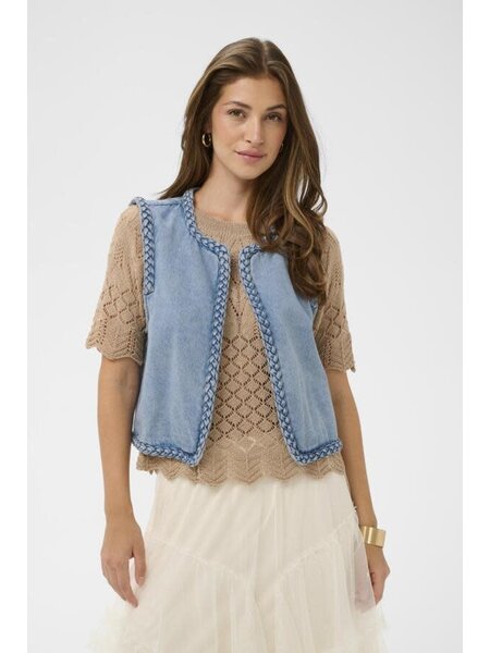 Cream CRRina Waistcoat 10614877-SS26