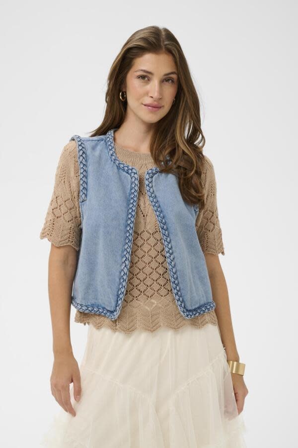 Cream CRRina Waistcoat 10614877-SS26