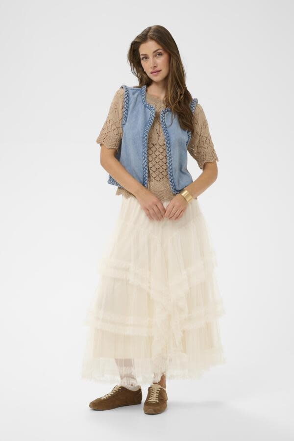 Cream CRRina Waistcoat 10614877-SS26
