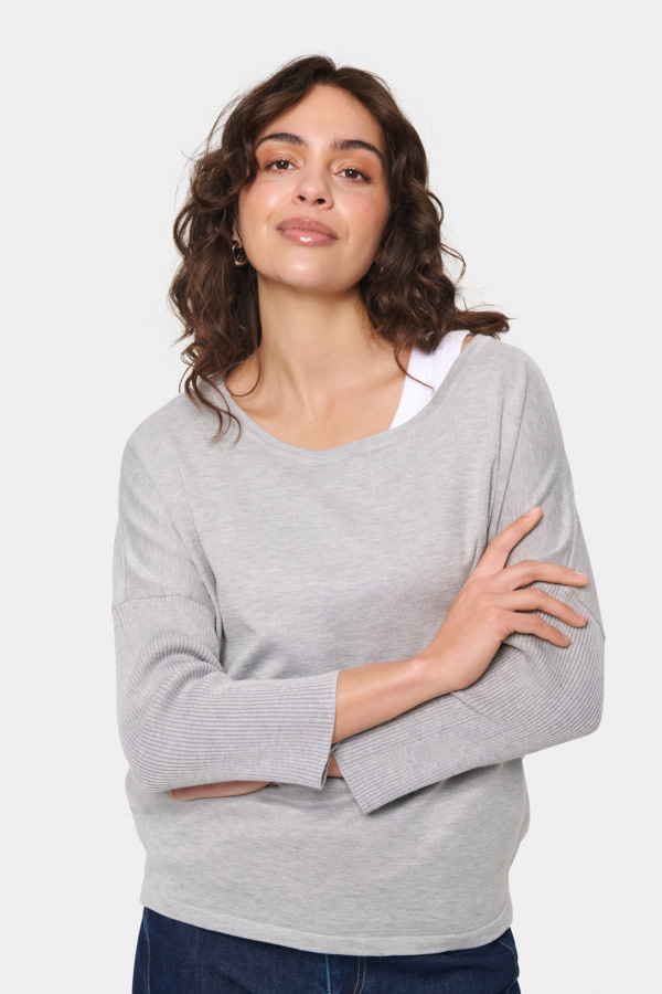 St Tropez A2561, MilaSZ R-Neck Pullover 30500003-FW26