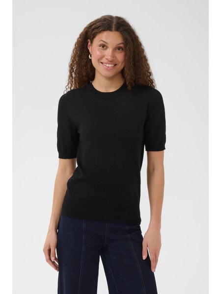 St Tropez MilaSZ Pointelle SS Pullover 30514645-FW26