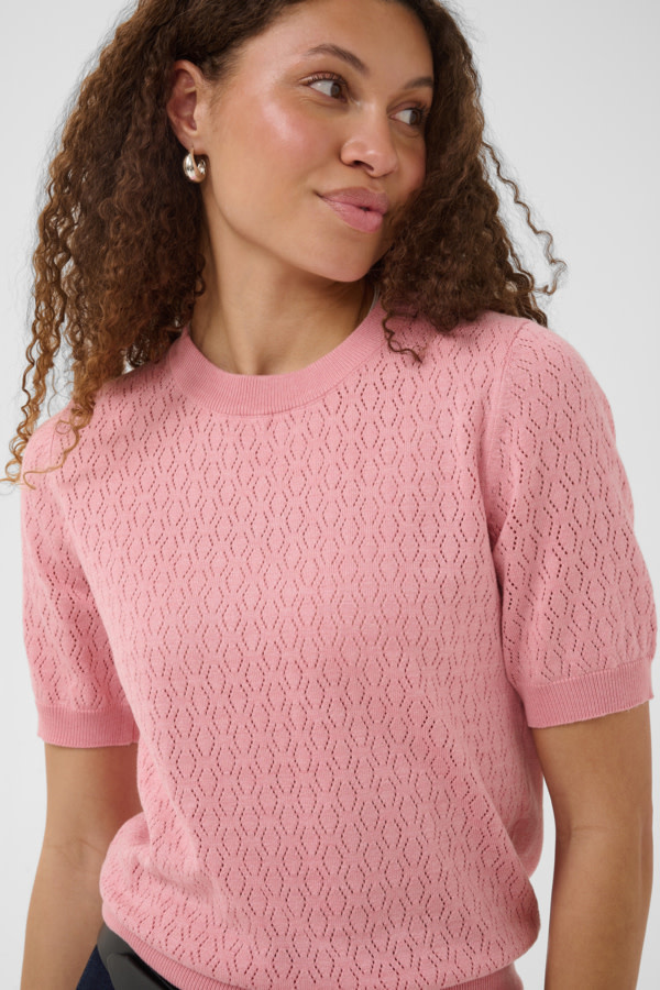 St Tropez MilaSZ Pointelle SS Pullover 30514645-FW26